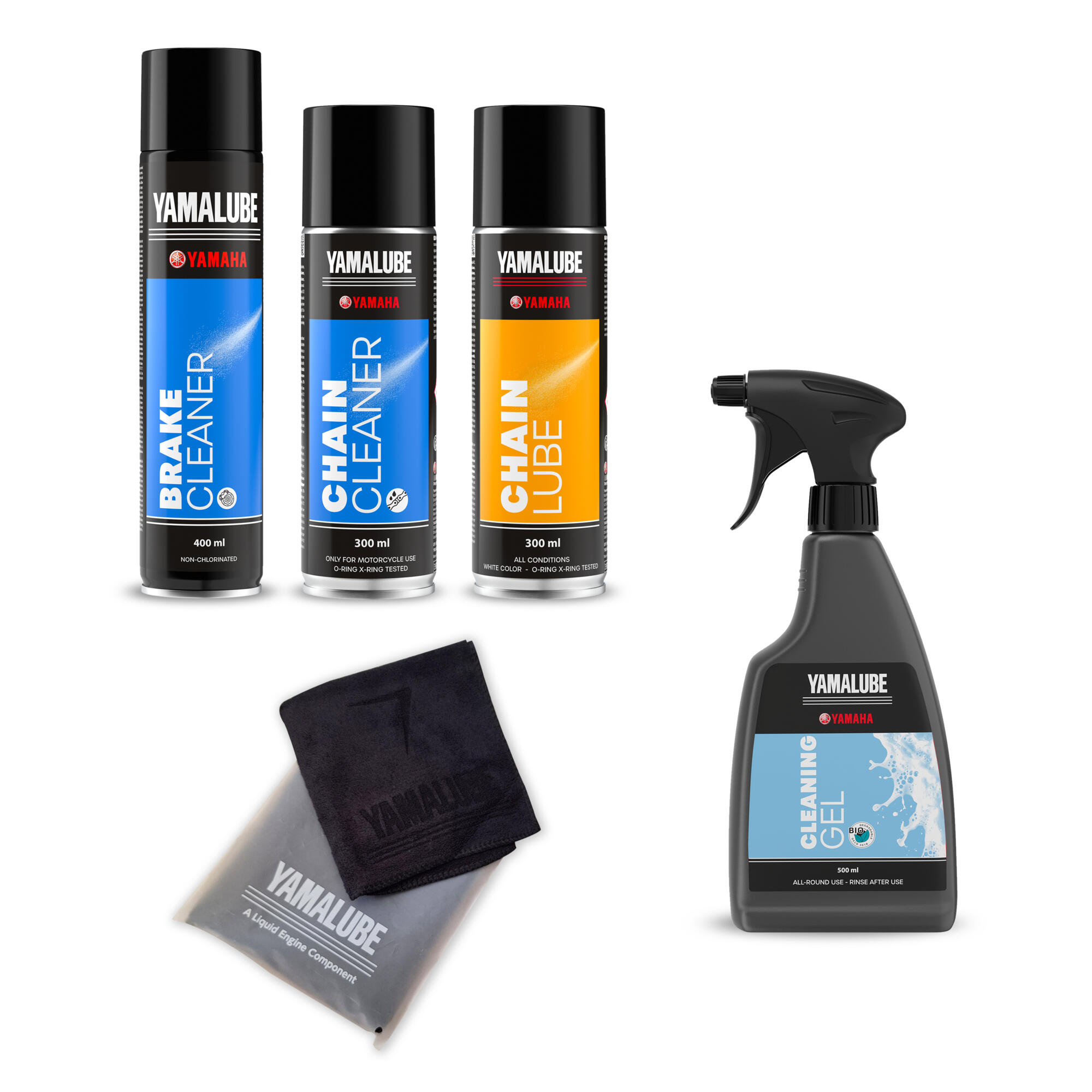 Zestaw wyścigowy Yamalube Cleaning Kit do pełnej pielęgnacji
