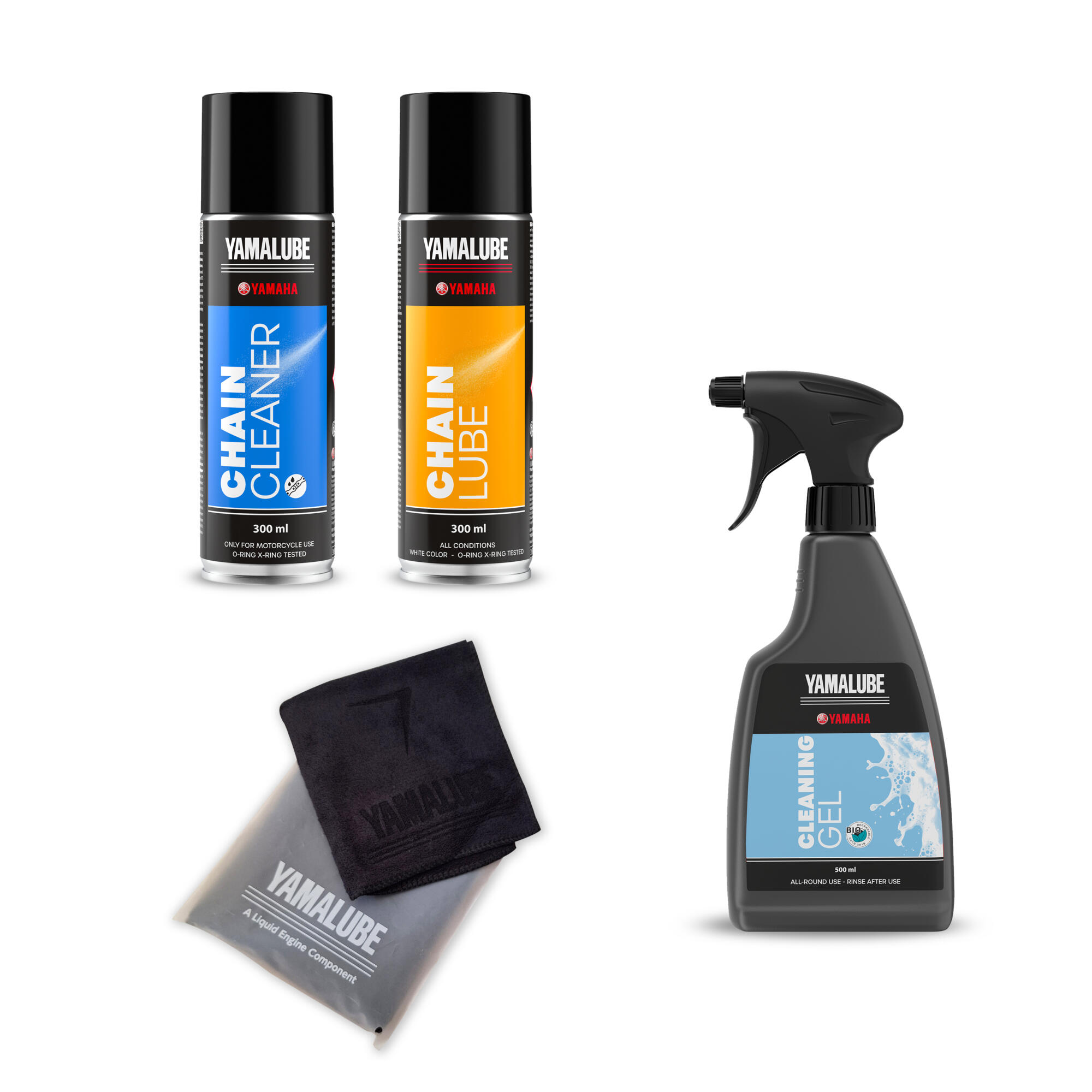 Zestaw Yamalube Essentials Kit - codzienna pielęgnacja i ochrona motocykla